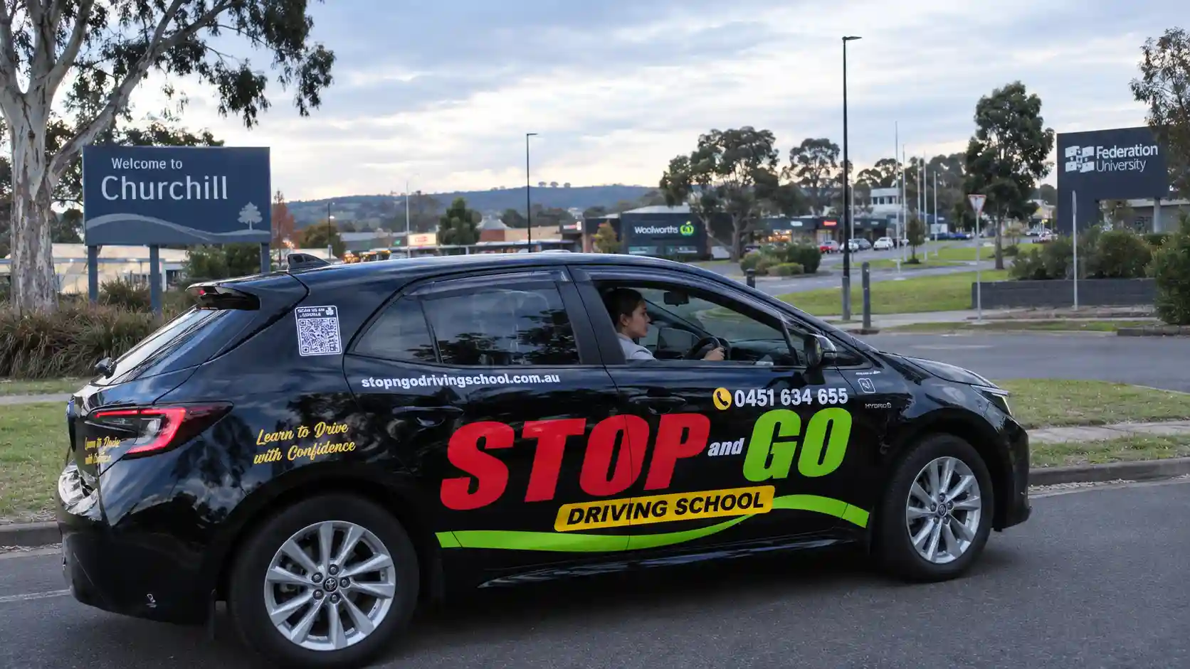 Automatic driving lessons in Churchill with Stop and Go Driving School